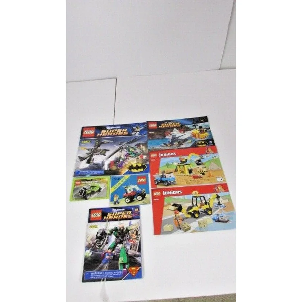 LOT of 32 LEGO Manual instruction Booklets MARVEL Minecraft CITY Star Wars